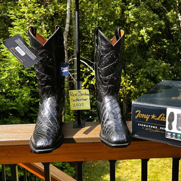 Brand New Tony Lama Signature Series Nile Crocs. in a French Toe & Men's Size 11 - Picture 1 of 13